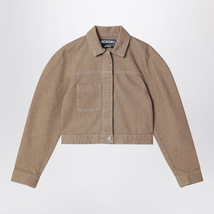Jacquemus Beige Ovalo Cargo Jacket
