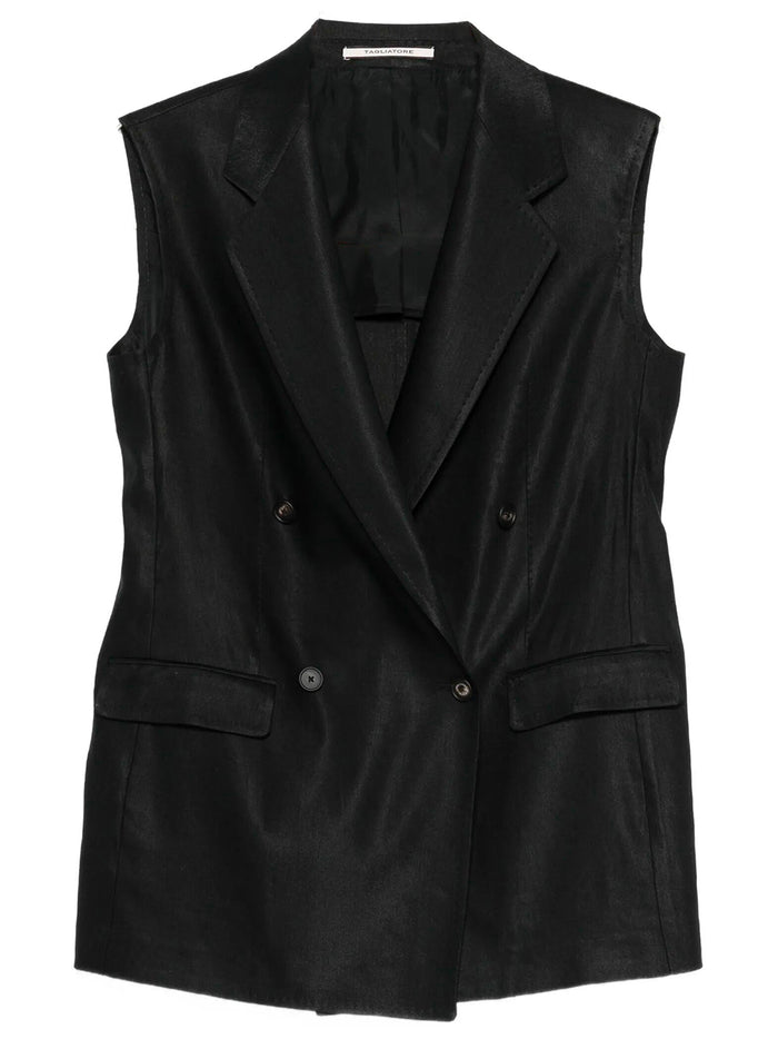 Tagliatore Double-Breasted Sleeveless Waistcoat