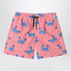 Mc2 Saint Barth Striped Swimsuit With Crabs