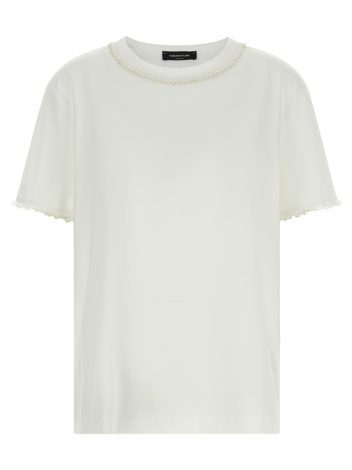 Fabiana Filippi Embroidery T-Shirt