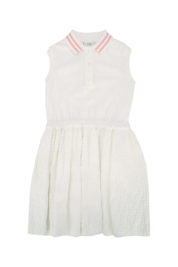 Fendi Kids Abito Spugna Ff