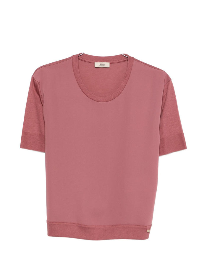 Herno Lyocell Cotton Polyester T-Shirt