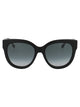 Jimmy Choo Black Glitter Acetate Sunglasses