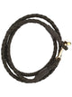 Tom Ford Braided Leather T Bracelet