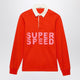 Jw Anderson Bright Red Super Speed Polo Shirt
