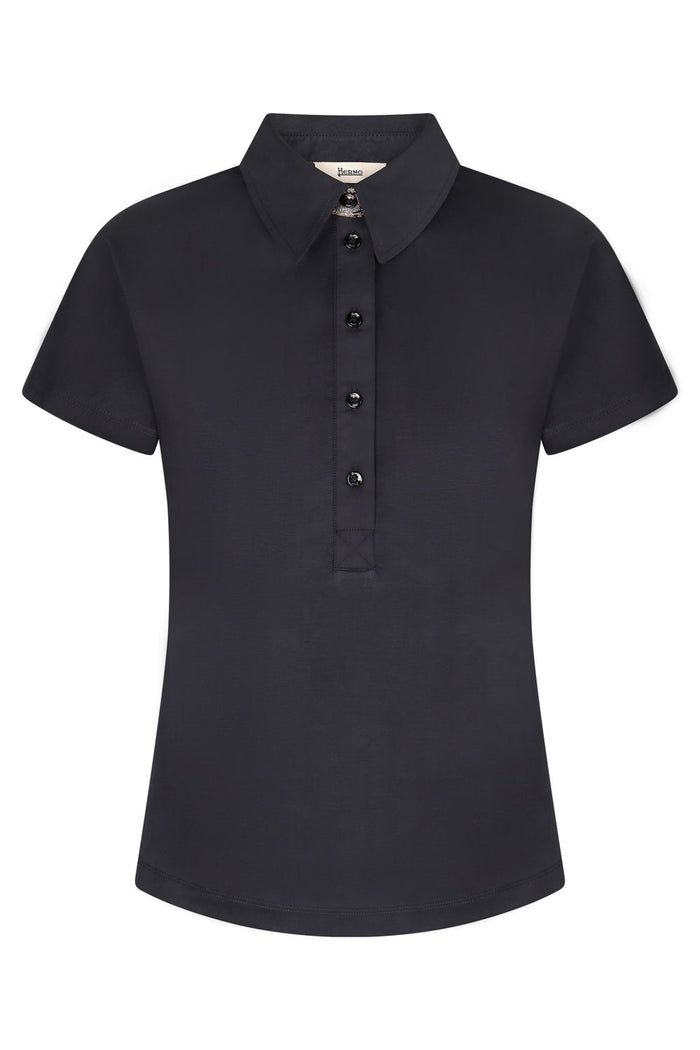 Herno Short Sleeve Cotton Polo Shirt