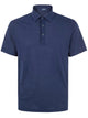 Herno Jersey Voile Crepe Short Sleeves Polo Shirt
