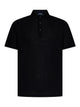 Herno Black Short-Sleeved Polo Shirt