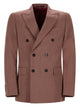Drôle De Monsieur Brown Polyester Wool Viscose Jacket