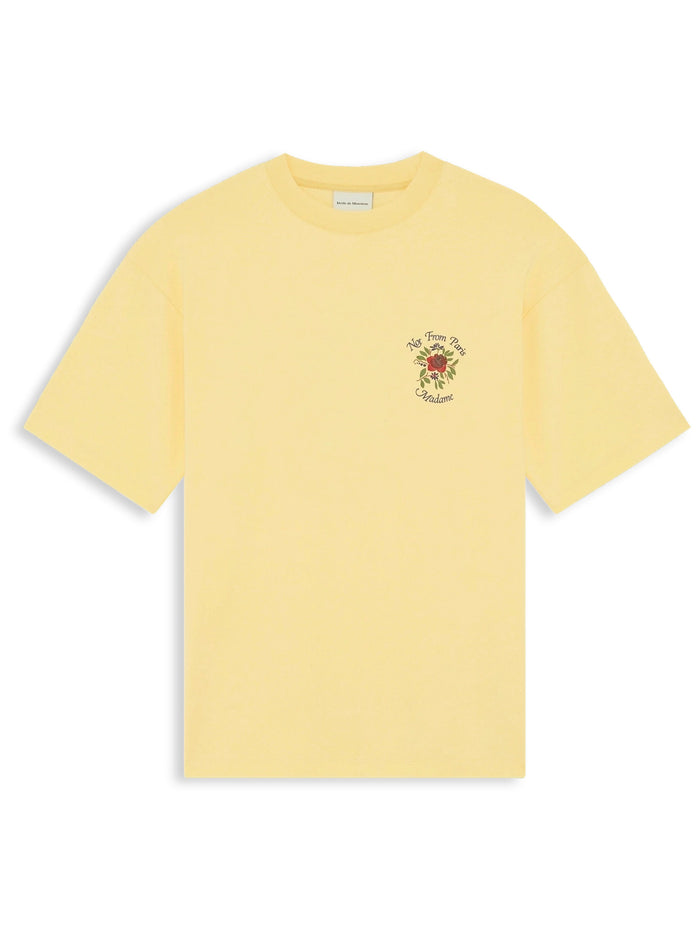 Drôle De Monsieur Slogan Rose T-Shirt