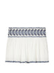 Isabel Marant Picadilia Ecru Blue Cotton Skirts