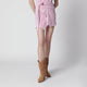 Isabel Marant Berenice Pink Jersey Mini Skirt