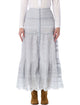 Isabel Marant Etoile Marant Étoile Paoline Organic Cotton & Lace Skirt