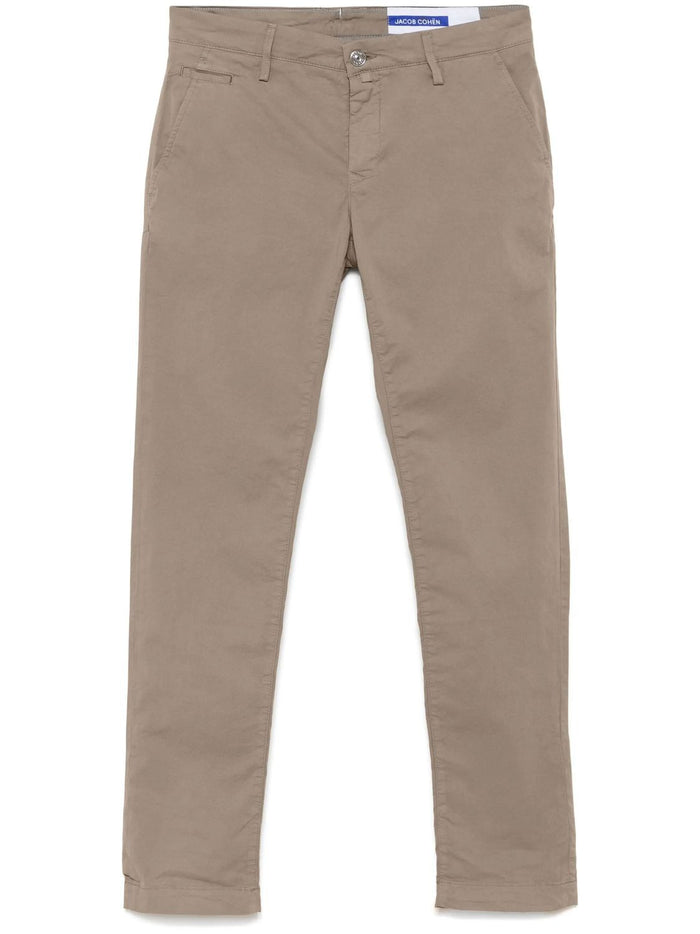 Jacob Cohen Elephant Grey Cotton Pants
