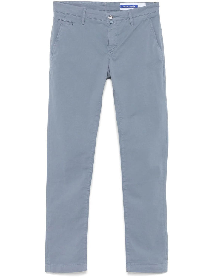 Jacob Cohen Azure Cotton Pants