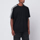 Y-3  Black T-Shirt In Wool And Nylon Blend
