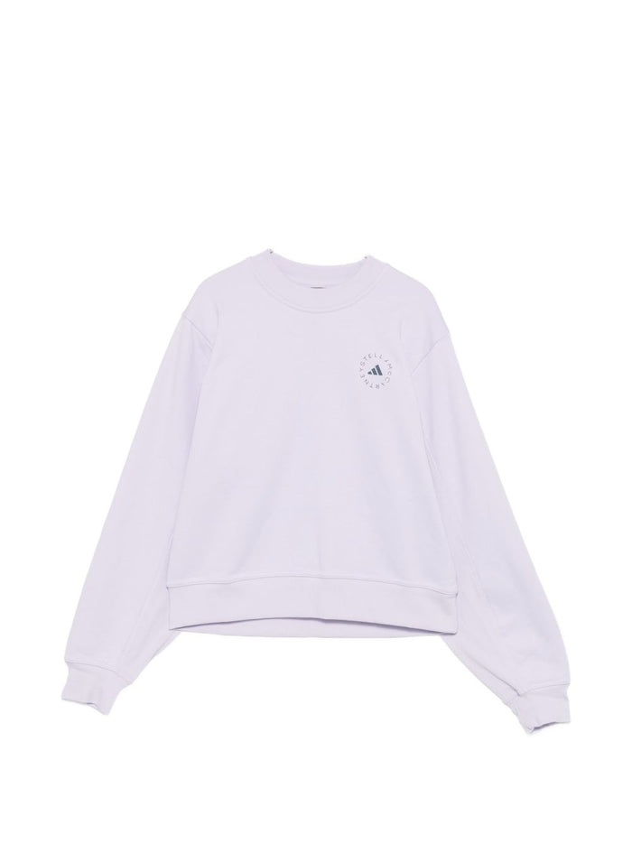 Adidas By Stella Mccartney Cotton Crewneck Sweatshirt