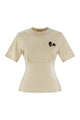 Moncler Cotton T-Shirt With Handmade Beads