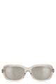 Moncler Suntrap Rectangular Frame Sunglasses