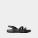 Camper Kobarah Flat Negro Sandals