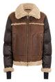 Moncler Grenoble Padded Jacket In Nappa And Shearling Argens