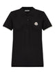 Moncler Logo Patch Cotton Piqué Polo Shirt