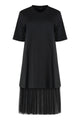 Moncler Cotton And Tulle Dress