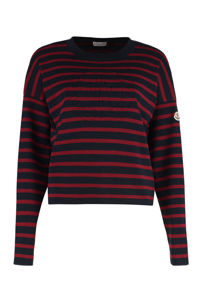 Moncler Virgin Wool Crew-Neck Sweater