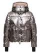 Moncler Calaque Metallic Hooded Ski Jacket
