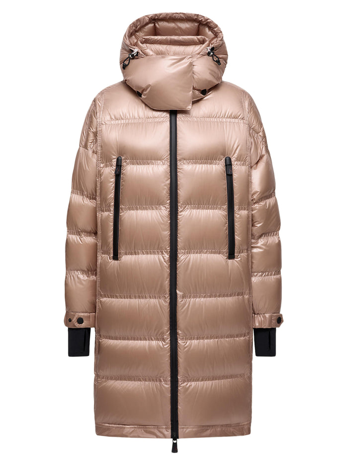 Moncler Rochelairs Hooded Long Down Jacket