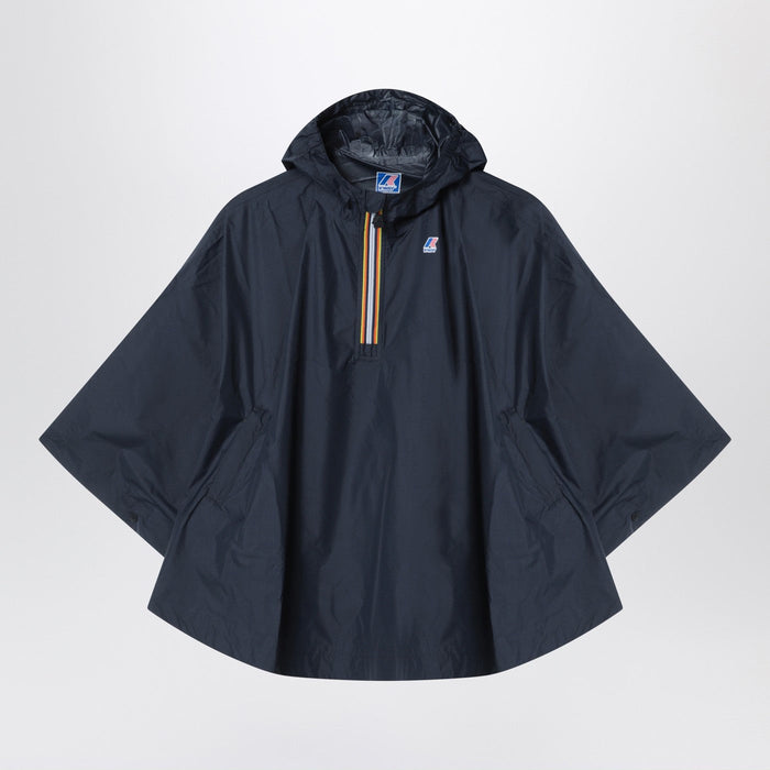 K-Way Le Vrai 4.0 Morgan Waterproof Poncho Blue