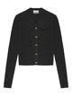 Ganni Logo-Embroidered V-Neck Cardigan