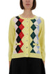 Ganni Check Cardigan