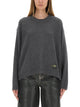 Ganni Grey Recycled Wool Sweaters