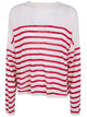 Majestic Oversized Linen 100 Stripes T-Shirt