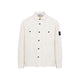 Stone Island Ivory Corduroy Cotton Shirt
