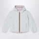 K-Way Reversible Lily Thermo Jacket In Gardenia White/Pink