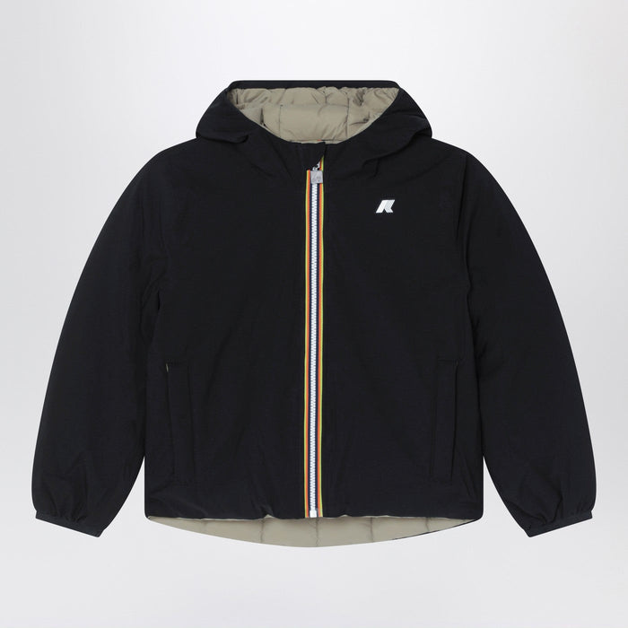 K-Way Reversible Jack Jacket In Black/Green