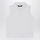 K-Way White Sleeveless Cotton Polo