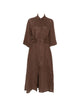 Archivio 67 Linen Chemisier Dress