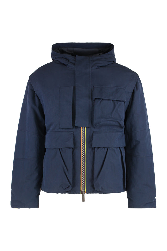 K-Way Short Parka Guillermo With Hood