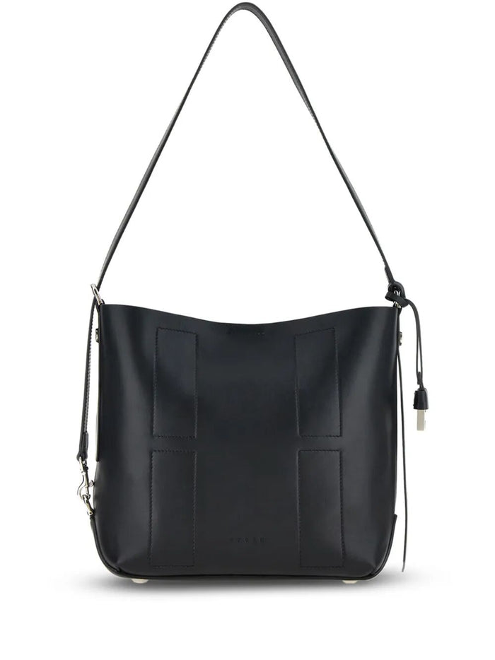 Hogan Hocket Small Leather Hobo Bag