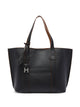 Hogan Script Small Leather Tote Bag
