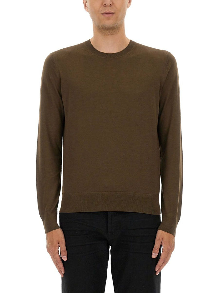 Tom Ford Grey Wool T-Shirts