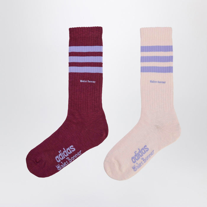 Adidas X Brain Dead Set Of Two Cotton Blend Socks