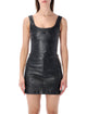 Adidas Originals Adidas Originals Fitted Black Faux Leather Corset