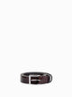 Hogan Semi-Gloss Leather Belt