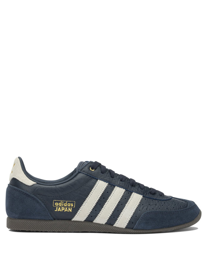 Adidas Originals  Blue Leather Sneakers