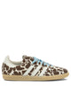 Adidas Originals Brown Leather Fabric Sneakers