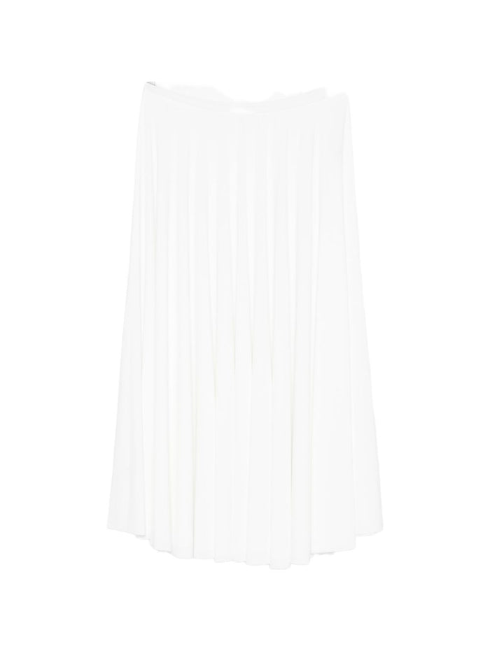 Norma Kamali Flared Midi Skirt